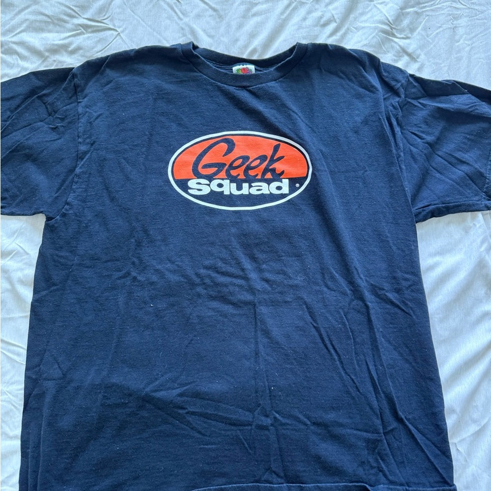 Fruit of the Loom Navy Blue Geek Squad T-Shirt
